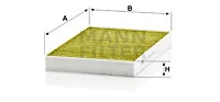 Salono filtras MANN-FILTER FP 2722-2