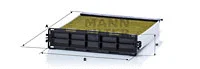 Salono filtras MANN-FILTER FP 28 013