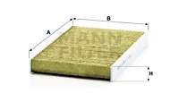 Salono filtras MANN-FILTER FP 2940