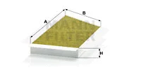 Salono filtras MANN-FILTER FP 3448