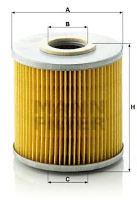 Alyvos filtras MANN-FILTER H 1029/1 n