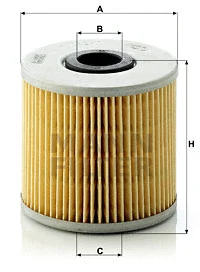 Alyvos filtras MANN-FILTER H 1032/1 x