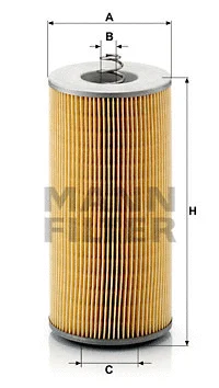 Alyvos filtras MANN-FILTER H 12 110/2 x