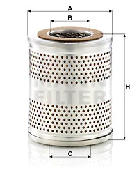 Hidraulinės sistemos filtras MANN-FILTER H 1263/1 x