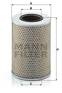 Hidraulinės sistemos filtras MANN-FILTER H 1290/1