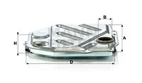 Automatinės transmisijos hidraulinis filtras MANN-FILTER H 1914/2 KIT