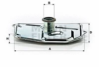 Automatinės transmisijos hidraulinis filtras MANN-FILTER H 199/3