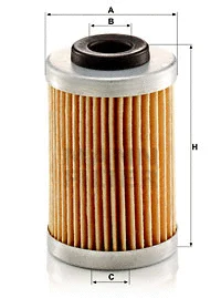 Alyvos filtras MANN-FILTER H 43/2