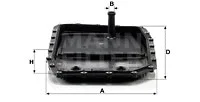 Automatinės transmisijos hidraulinis filtras MANN-FILTER H 50 002