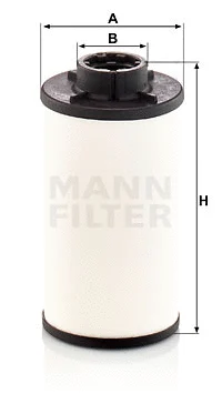 Automatinės transmisijos hidraulinis filtras MANN-FILTER H 6003 z