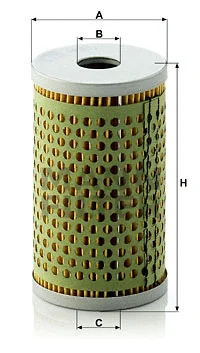 Alyvos filtras MANN-FILTER H 601