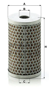 Vairo sistemos hidraulinis filtras MANN-FILTER H 601/4