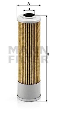 Hidraulinės sistemos filtras MANN-FILTER H 614/3