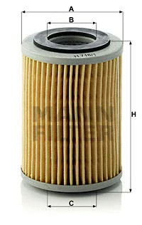 Alyvos filtras MANN-FILTER H 716/1 x