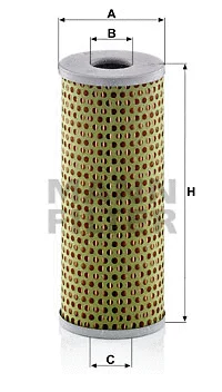 Alyvos filtras MANN-FILTER H 729