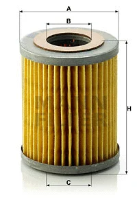 Alyvos filtras MANN-FILTER H 813/1 x