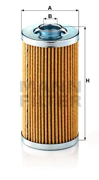 Hidraulinės sistemos filtras MANN-FILTER H 824/2 x