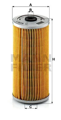 Alyvos filtras MANN-FILTER H 829/1 x