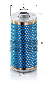 Alyvos filtras MANN-FILTER H 943/7 x