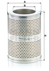 Hidraulinės sistemos filtras MANN-FILTER HD 1361