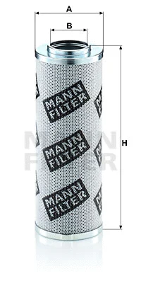 Hidraulinės sistemos filtras MANN-FILTER HD 8002