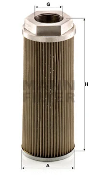 Hidraulinės sistemos filtras MANN-FILTER HD 9210