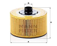 Alyvos filtras MANN-FILTER HU 10 002 z