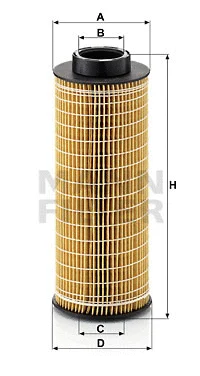 Alyvos filtras MANN-FILTER HU 1072 x