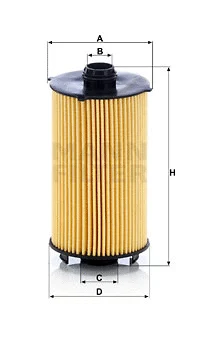 Alyvos filtras MANN-FILTER HU 12 007 x