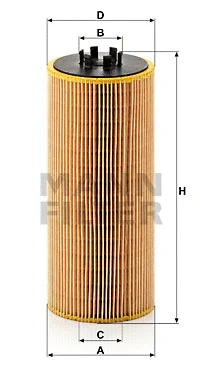 Alyvos filtras MANN-FILTER HU 12 110 x