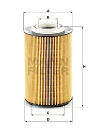 Alyvos filtras MANN-FILTER HU 1291/1 z