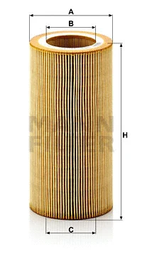 Alyvos filtras MANN-FILTER HU 1297 x