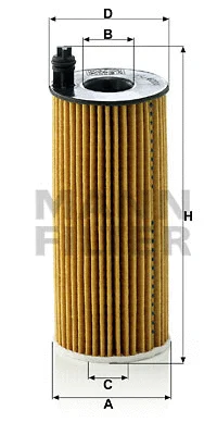 Alyvos filtras MANN-FILTER HU 6004 x