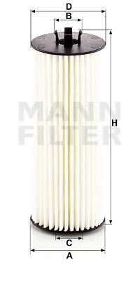 Alyvos filtras MANN-FILTER HU 6008/1 z