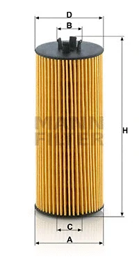Alyvos filtras MANN-FILTER HU 6008 z