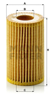 Alyvos filtras MANN-FILTER HU 611 x