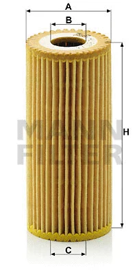 Alyvos filtras MANN-FILTER HU 615/3 x