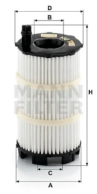 Alyvos filtras MANN-FILTER HU 7005 x