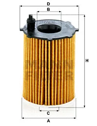Alyvos filtras MANN-FILTER HU 7006 z