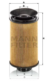 Alyvos filtras MANN-FILTER HU 7022 z KIT