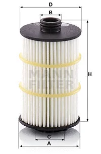 Alyvos filtras MANN-FILTER HU 7024 z