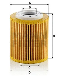 Alyvos filtras MANN-FILTER HU 7032 z