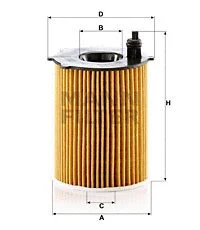 Alyvos filtras MANN-FILTER HU 7033 z