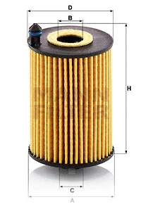 Alyvos filtras MANN-FILTER HU 7046 z
