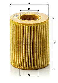 Alyvos filtras MANN-FILTER HU 711 x