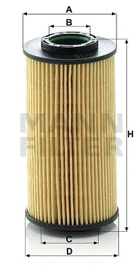 Alyvos filtras MANN-FILTER HU 712/10 x