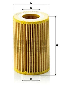 Alyvos filtras MANN-FILTER HU 712/9 x