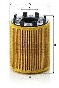 Alyvos filtras MANN-FILTER HU 713/1 x