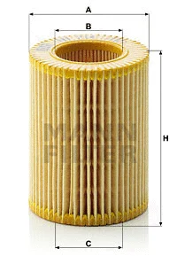 Alyvos filtras MANN-FILTER HU 714 x