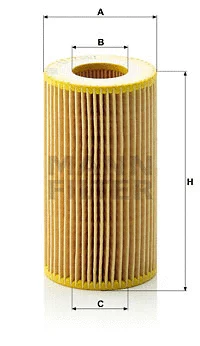 Alyvos filtras MANN-FILTER HU 718/1 k